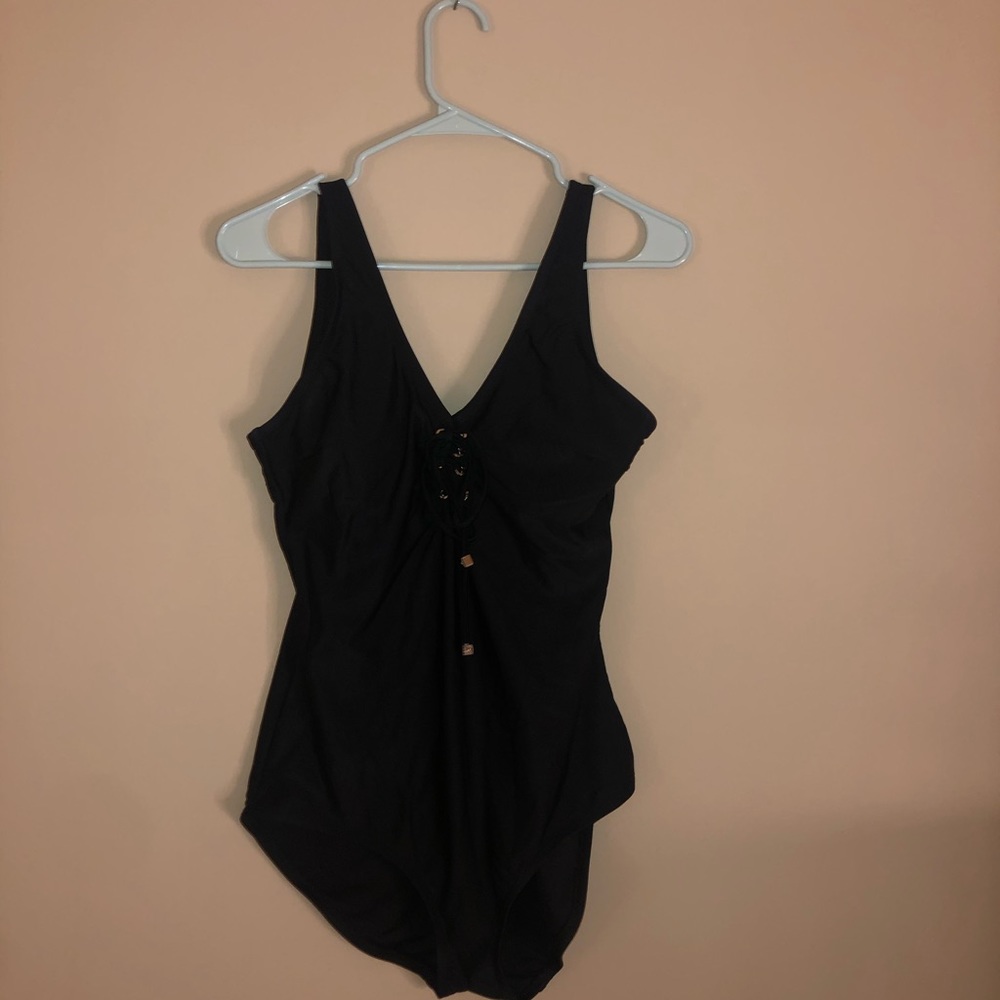 Black One-Piece Swimsuit